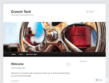 Tablet Screenshot of crunchtechdotorg.wordpress.com