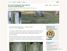 Tablet Screenshot of darkofthemoon.wordpress.com