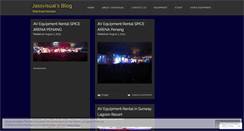Desktop Screenshot of jassvisual.wordpress.com