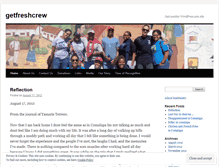 Tablet Screenshot of getfreshcrew.wordpress.com
