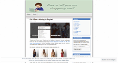 Desktop Screenshot of elbeegoesshopping.wordpress.com