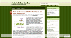 Desktop Screenshot of fashaurbangarden.wordpress.com