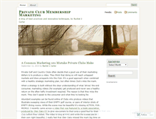 Tablet Screenshot of membershipmarketing.wordpress.com