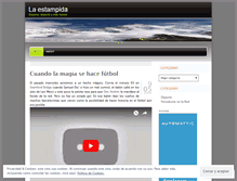 Tablet Screenshot of laestampida.wordpress.com