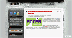 Desktop Screenshot of critikweb.wordpress.com