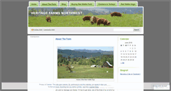 Desktop Screenshot of heritagefarmsnw.wordpress.com