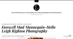 Desktop Screenshot of madmannequin.wordpress.com