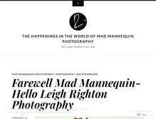 Tablet Screenshot of madmannequin.wordpress.com