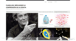 Desktop Screenshot of flagellum.wordpress.com