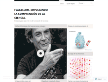 Tablet Screenshot of flagellum.wordpress.com