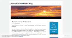 Desktop Screenshot of nejatchurch.wordpress.com