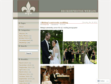 Tablet Screenshot of beckerphotos.wordpress.com