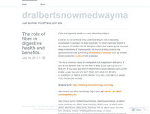 Tablet Screenshot of dralbertsnowmedwayma.wordpress.com