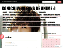 Tablet Screenshot of creanime.wordpress.com