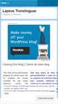 Mobile Screenshot of lapsustranslinguae.wordpress.com