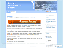 Tablet Screenshot of immenhofinhuetzel.wordpress.com