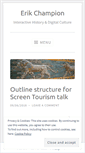 Mobile Screenshot of erikchampion.wordpress.com