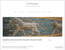 Tablet Screenshot of erikchampion.wordpress.com