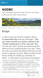 Mobile Screenshot of nodbc.wordpress.com