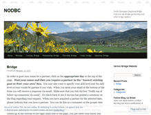Tablet Screenshot of nodbc.wordpress.com