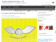 Tablet Screenshot of guardianangelpr.wordpress.com