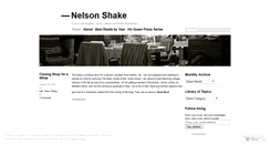 Desktop Screenshot of nelsonshake.wordpress.com