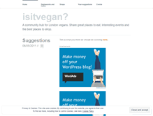 Tablet Screenshot of isitvegan.wordpress.com