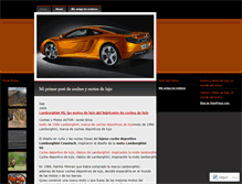 Tablet Screenshot of cochesymotosdelujo.wordpress.com