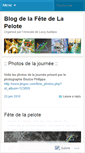 Mobile Screenshot of fetedelapelote.wordpress.com