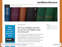 Tablet Screenshot of mediawritenow.wordpress.com