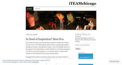 Desktop Screenshot of iteamchicago.wordpress.com