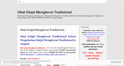 Desktop Screenshot of obatginjalmengkeruttradisionalmujarabb1.wordpress.com