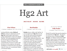 Tablet Screenshot of hg2art.wordpress.com