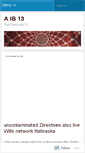 Mobile Screenshot of aib13.wordpress.com