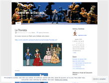 Tablet Screenshot of operaescuela.wordpress.com