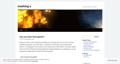 Desktop Screenshot of mashingx.wordpress.com