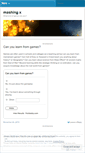 Mobile Screenshot of mashingx.wordpress.com