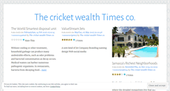 Desktop Screenshot of cricketwealthnyc.wordpress.com