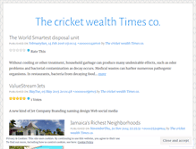 Tablet Screenshot of cricketwealthnyc.wordpress.com