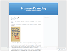Tablet Screenshot of brunozeni.wordpress.com