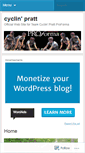 Mobile Screenshot of cyclinpratt.wordpress.com