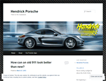 Tablet Screenshot of hendrickporsche.wordpress.com