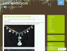 Tablet Screenshot of juliemaidesigns.wordpress.com