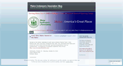 Desktop Screenshot of maineinns.wordpress.com