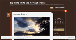 Desktop Screenshot of limitsandhorizons.wordpress.com