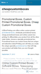 Mobile Screenshot of cheapcustomboxes.wordpress.com