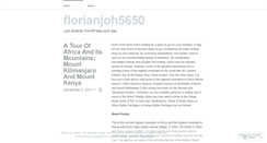 Desktop Screenshot of florianjoh5650.wordpress.com