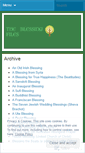 Mobile Screenshot of blessingfiles.wordpress.com