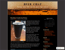 Tablet Screenshot of beerchat.wordpress.com