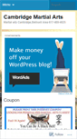 Mobile Screenshot of cambridgemartialarts.wordpress.com
